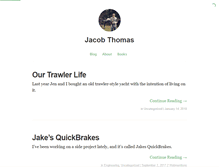 Tablet Screenshot of jacobjthomas.com